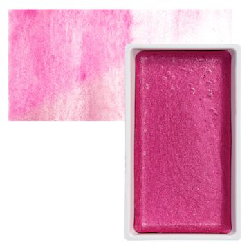 Open in modal - Kuretake Gansai Tambi Watercolor Pan - Gem Pink pan and swatch