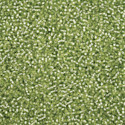 John Bead Solgel Czech Seed Beads - S/L, Green, vial