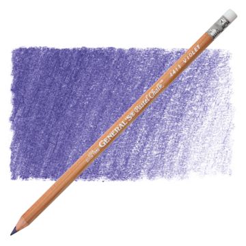 Open in modal - General's Pastel Chalk Pencil - Violet pencil and swatch