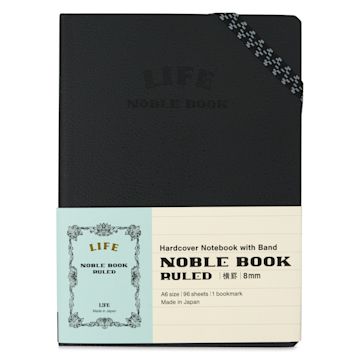 Open in modal - Life Stationery Noble Notebook - 4" x 6", A6, Ruled, 96 Pages, front of packaging