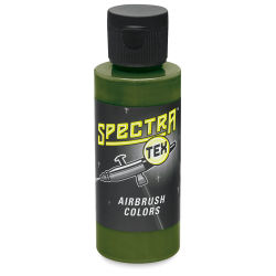 Badger Spectra Tex Airbrush Color - 2 oz, Transparent Moss Green