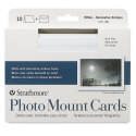 Strathmore Photo Mount Cards and Envelopes - White, Emboss, Pkg of 10