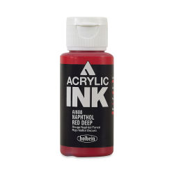 Holbein Acrylic Ink - Naphthol Red Deep, 30 ml