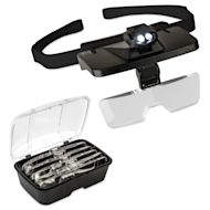 John Bead Head Mounted Magnifier with Lights