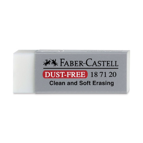 Faber-Castell Dust-Free Vinyl Eraser, Pkg of 2