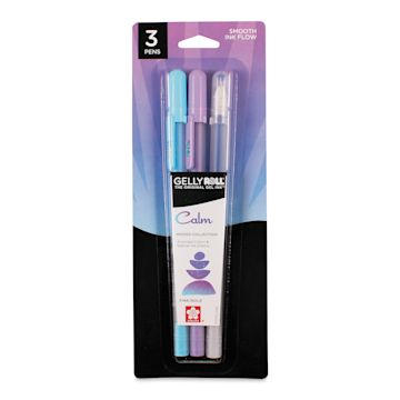 Open in modal - Sakura Gelly Roll Moods Collection Pens - Calm, Set of 3, front of the packaging
