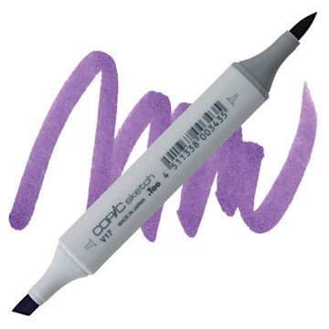 Open in modal - Copic Sketch Marker - Amethyst V17 marker and swatch