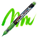 Karin Realbrush Pigment Marker - Leaf Green, 4 mm, Brush Tip