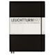 Leuchtturm1917 Blank Hardcover Notebook - Black, Master, 8-3/4" x 12-1/2"