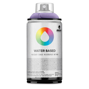 MTN Water Based Spray Paint-front of Dioxazine Purple Light 300ml Can