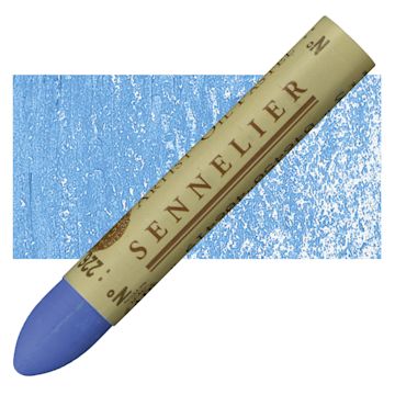 Open in modal - Sennelier Oil Pastel - Sky Blue oil pastel and swatch