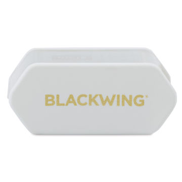Blackwing Two-Step Long Point Pencil Sharpener - White (side view)