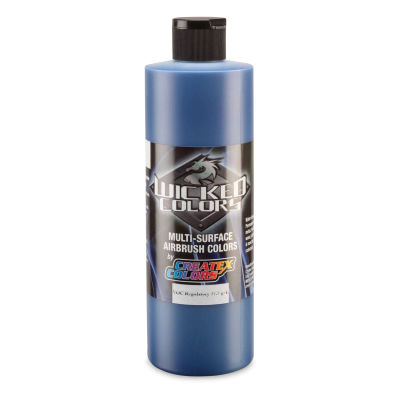 Createx Wicked Colors Airbrush Color - Opaque Phthalo Blue, 16 oz, Bottle