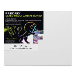 Fredrix Mixed Media Canvas Boards - 8" x 10"
