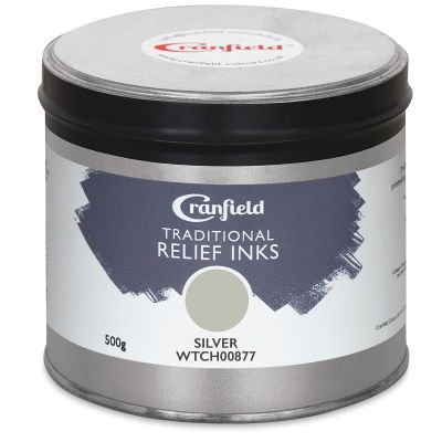 Cranfield Traditional Relief Ink - Silver, 500 g