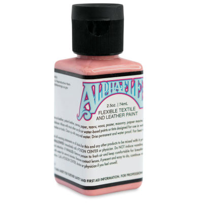 Alpha6 AlphaFlex Textile and Leather Paint - Pink, 74 ml, Bottle