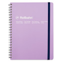 Delfonics Rollbahn Classic Spiral Notebook - Light Purple, A5