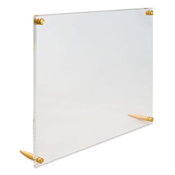 Open in modal - Wexel Art Acrylic Panel Frame - Tabletop, Gold Hardware, 8" x 10"