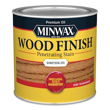 Open in modal - Minwax Wood Finish Oil-Based Penetrating Stain - Gunstock, 8 oz