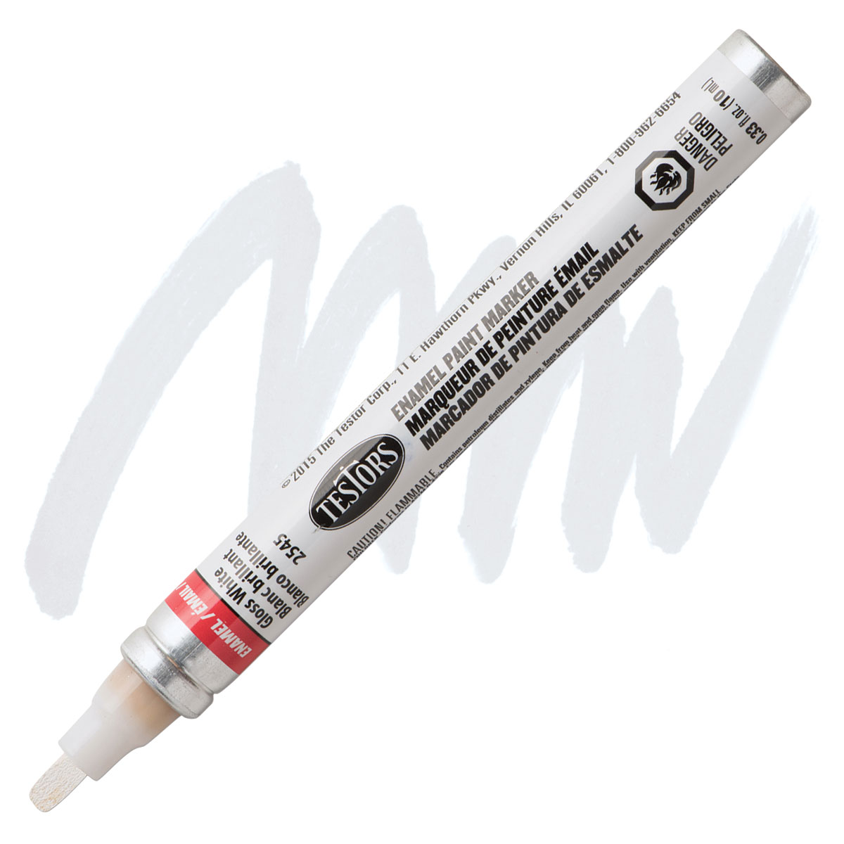 Testors 222643 Enamel Paint Pen, Chisel Lead/Tip: Paint Pens & Markers  (020066135621-1)