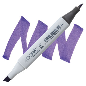 Copic Classic Marker - Amethyst V17 swatch and marker