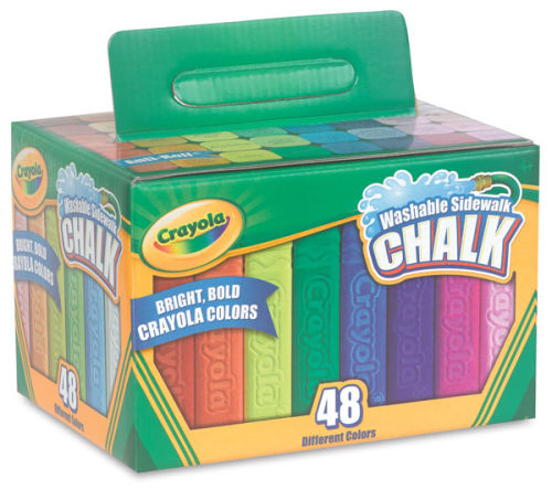 Crayola™ Washable Sidewalk Chalk in Assorted Colors, 48 Count Multicolored