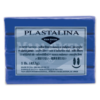 Van Aken Plastalina Modeling Clay - 1 lb, Blue