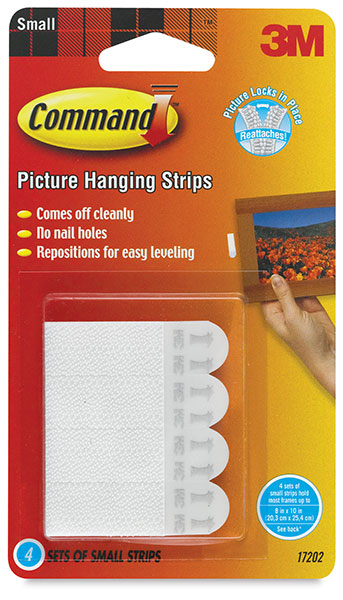 Command Picture Hanging Strips, Small - 8 pairs