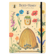 Cavallini Bees and Honey Large Notebook