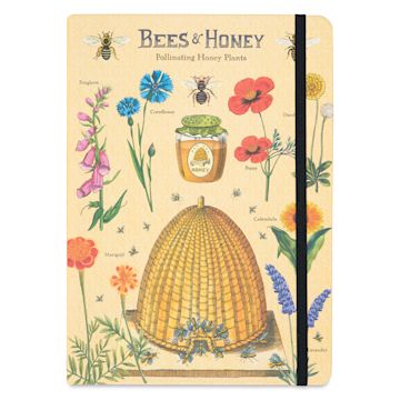 Cavallini Bees and Honey Large Notebook | BLICK Art Materials