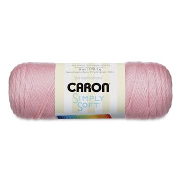 Open in modal - Caron Simply Soft Yarn - Soft Pink