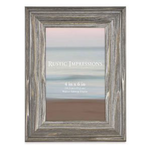 MCS Rustic Impressions Tabletop Frame - Aged Silver, 4" x 6" 