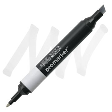 Open in modal - Winsor & Newton Promarker - Cool Grey 00, marker with swatch
