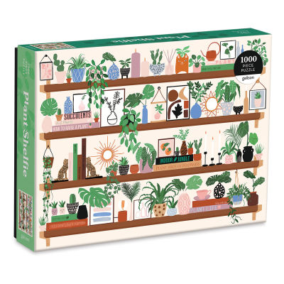 Galison Plant Shelfie 1,000 Piece Puzzle, In Box