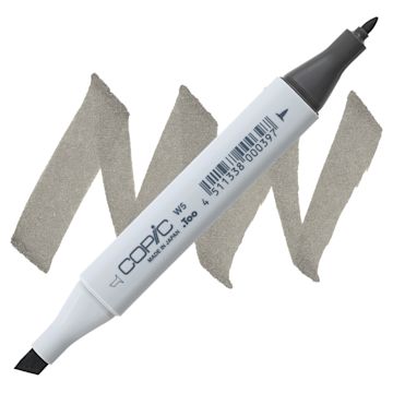 Open in modal - Copic Classic Marker - Warm Gray W-5 marker and swatch