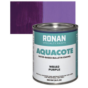 Ronan Aquacote Water-Based Acrylic Color - Purple, Pint