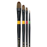 Utrecht Manglon Brushes - Set of 4, Long Handle