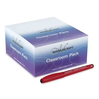 Manuscript Handwriting Pen Classroom Packs - Package of 40 pens with one removed
