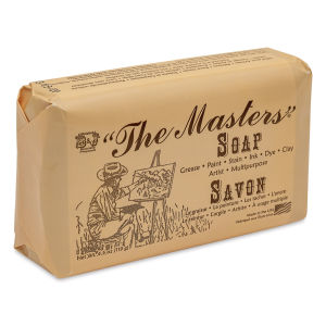 The Masters Artist's Hand Soap - angled view of Front of package of bar, 4.5 oz size