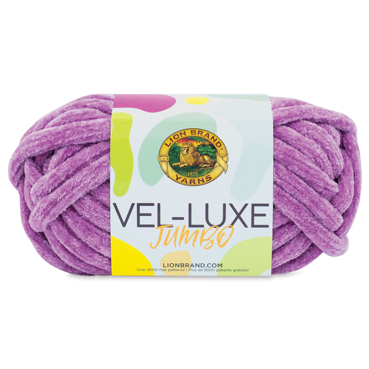 Lion Brand VelLuxe Jumbo Yarn Mulberry, 21 yards BLICK Art Materials