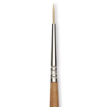 Open in modal - Escoda Futura Synthetic Bristle Brush - Series 5400, Round, Size 0, Long Handle, close-up