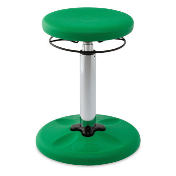 Kore Design Kids Tall Adjustable Chair - Green, Shown at minimum height.