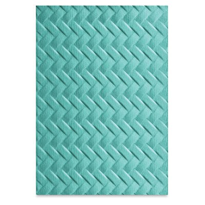 Sizzix 3-D Textured Impressions Embossing Folder - Woven
