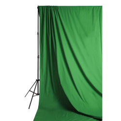 Savage Solid Muslin Backdrop - Chrome Green, 10 ft x 12 ft