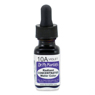 Dr. Ph. Martin's Radiant Concentrated Individual Watercolor - 1/2 oz, Violet