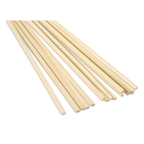 Bud Nosen Balsa Wood Sticks - 1/16 x 3/16 x 36, Pkg of 36, BLICK Art  Materials