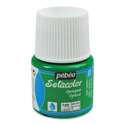 Pebeo Setacolor Fabric Paint - Leaf Green, Opaque, 45 ml bottle