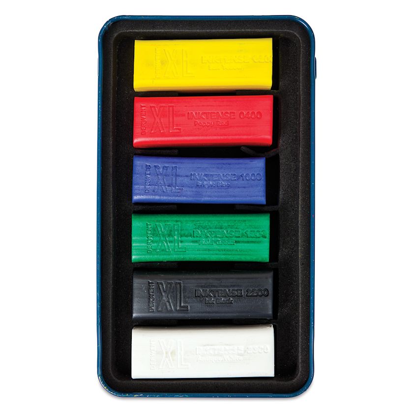 Derwent Inktense XL Blocks - Assorted, Set of 6 | BLICK Art Materials