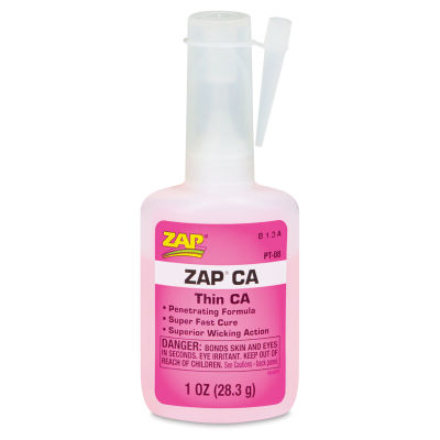 Zap CA Adhesive - Thin, front of the packaging