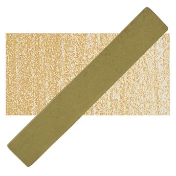 Open in modal - Holbein Artists' Soft Pastel - Olive Brown 2 pastel and swatch